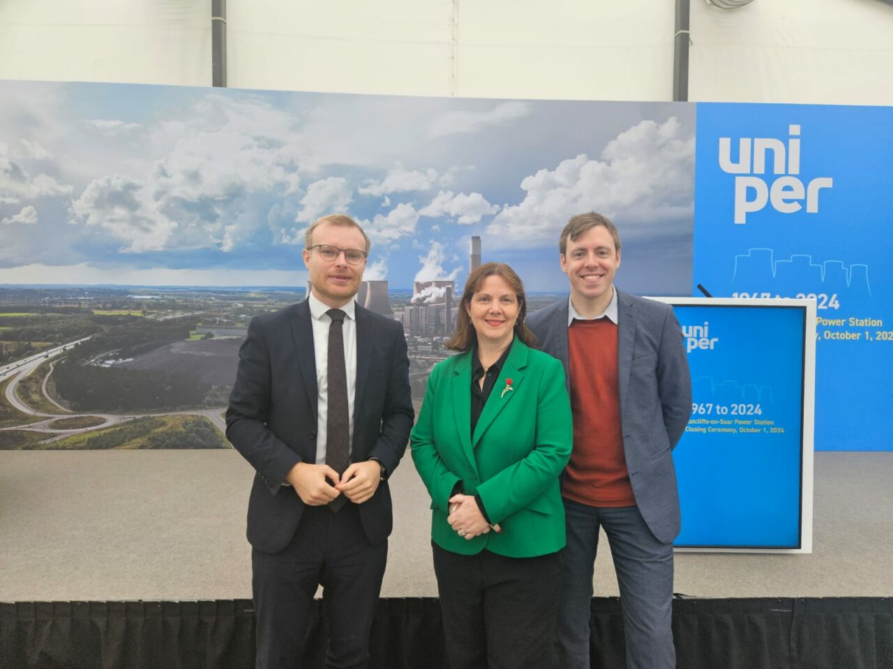 Michael Shanks MP, Parliamentary Under Secretary of State, Mayor Claire and James Naish MP From coal to clean energy: Mayor Claire reacts to Ratcliffe’s closure