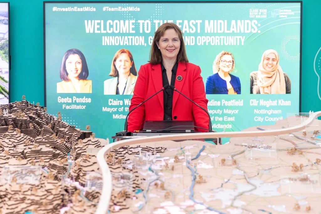 Mayor of the East Midlands, Claire Ward at UKREiiF 2025.