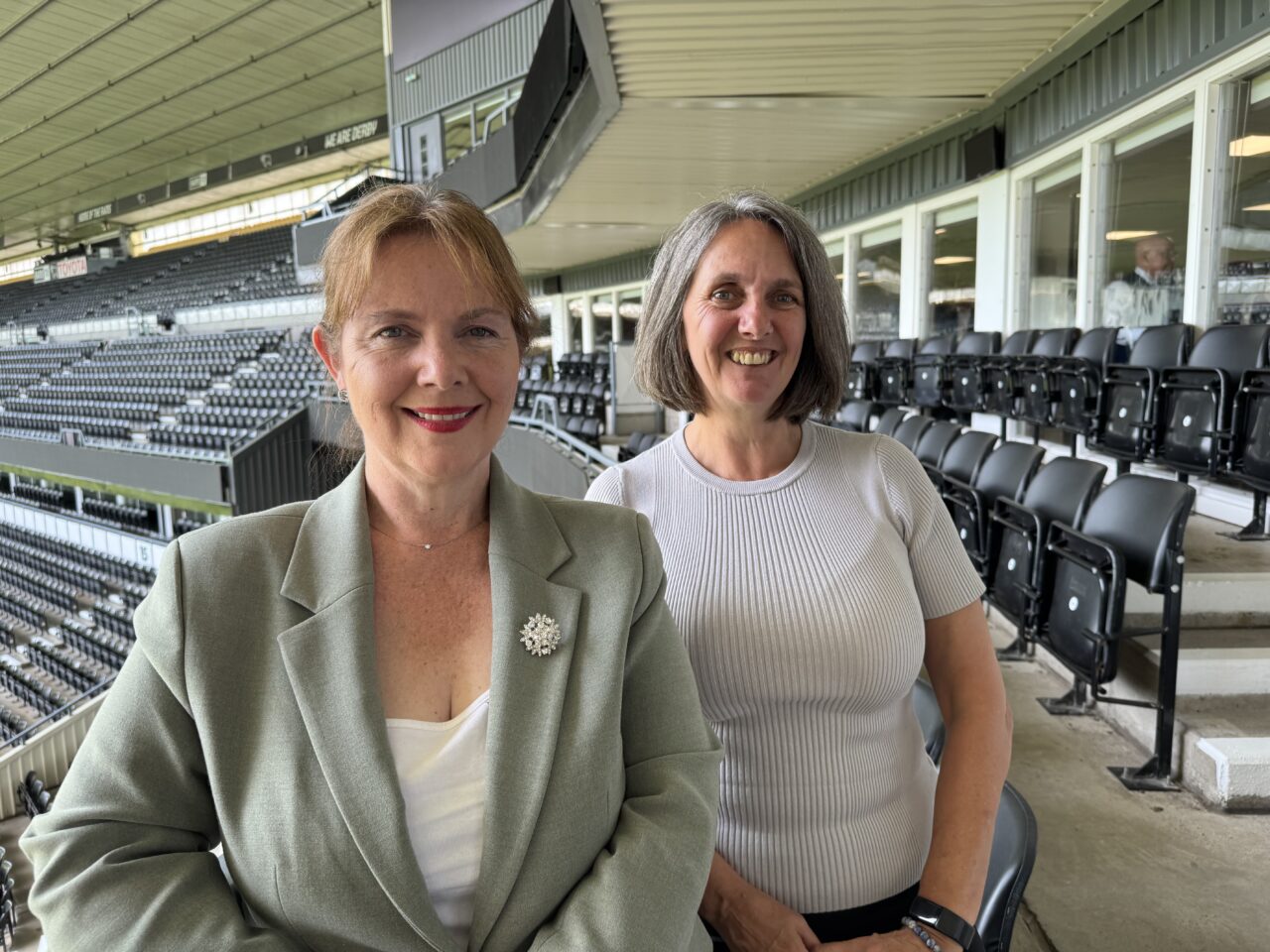 Mayor of the East Midlands Claire Ward and Voluntary, Community, and Social Enterprise (VCSE) Representative Kim Harper
