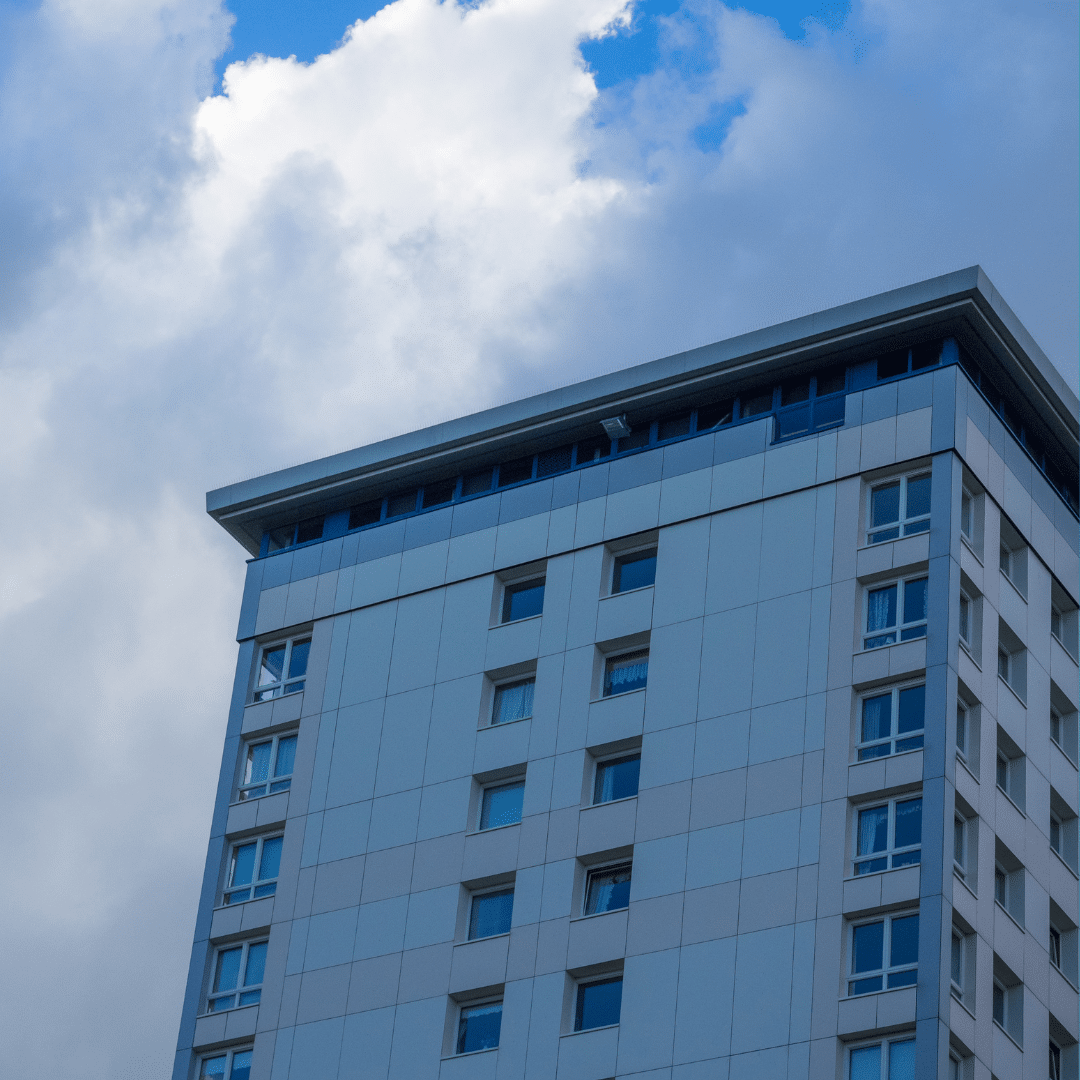 A high rise block of flats