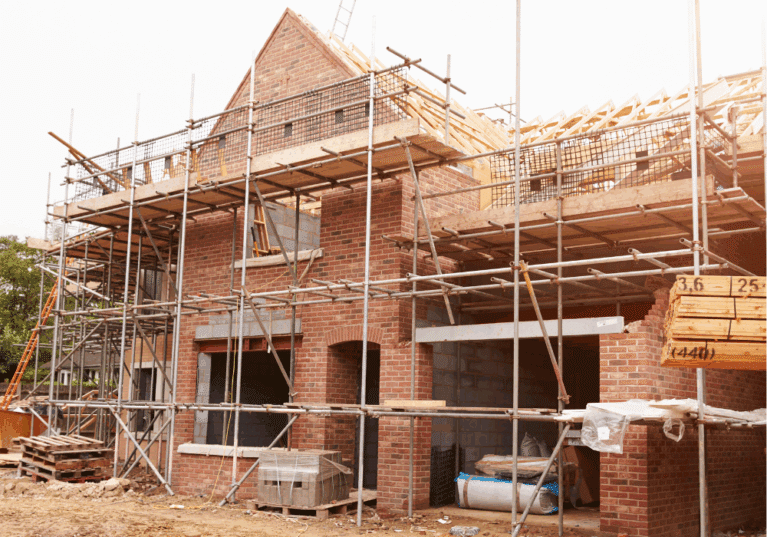 Construction of house