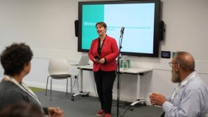 Mayor of the East Midlands, Claire Ward speaks at Healthy East Midlands.