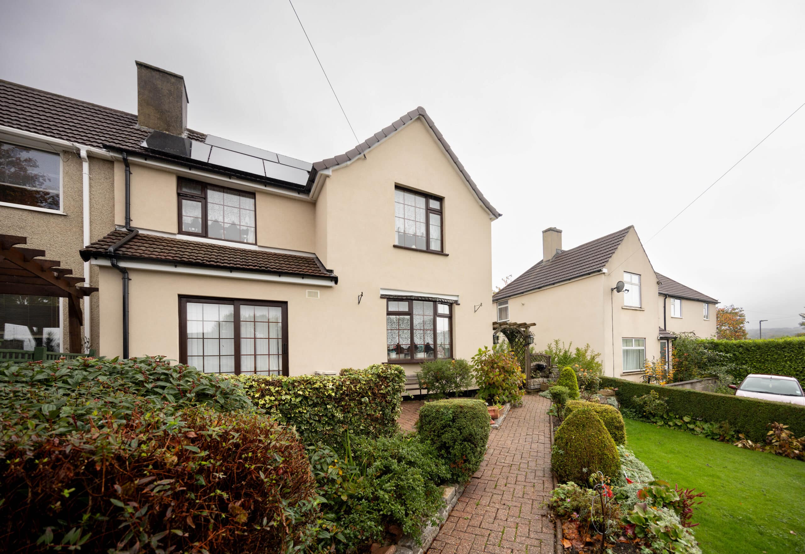 After the works were completed