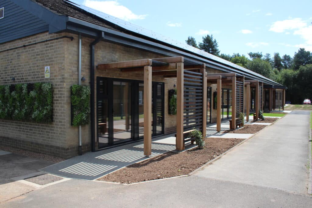 Portland College's newly launched Pines residential provision.