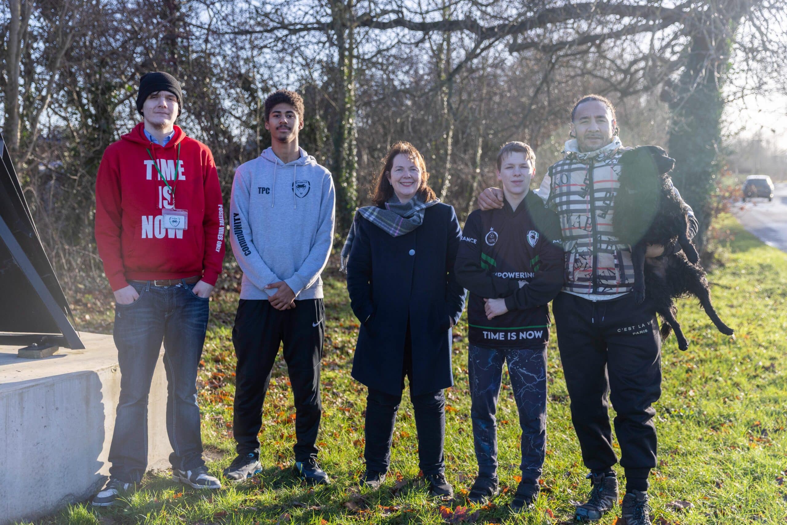 Mayor Claire Ward is joined by members of Nottingham's The Pythian Club on her latest leg of The Loop, from Fiskerton to Hoveringham. Picture: Alex Wilkinson Media