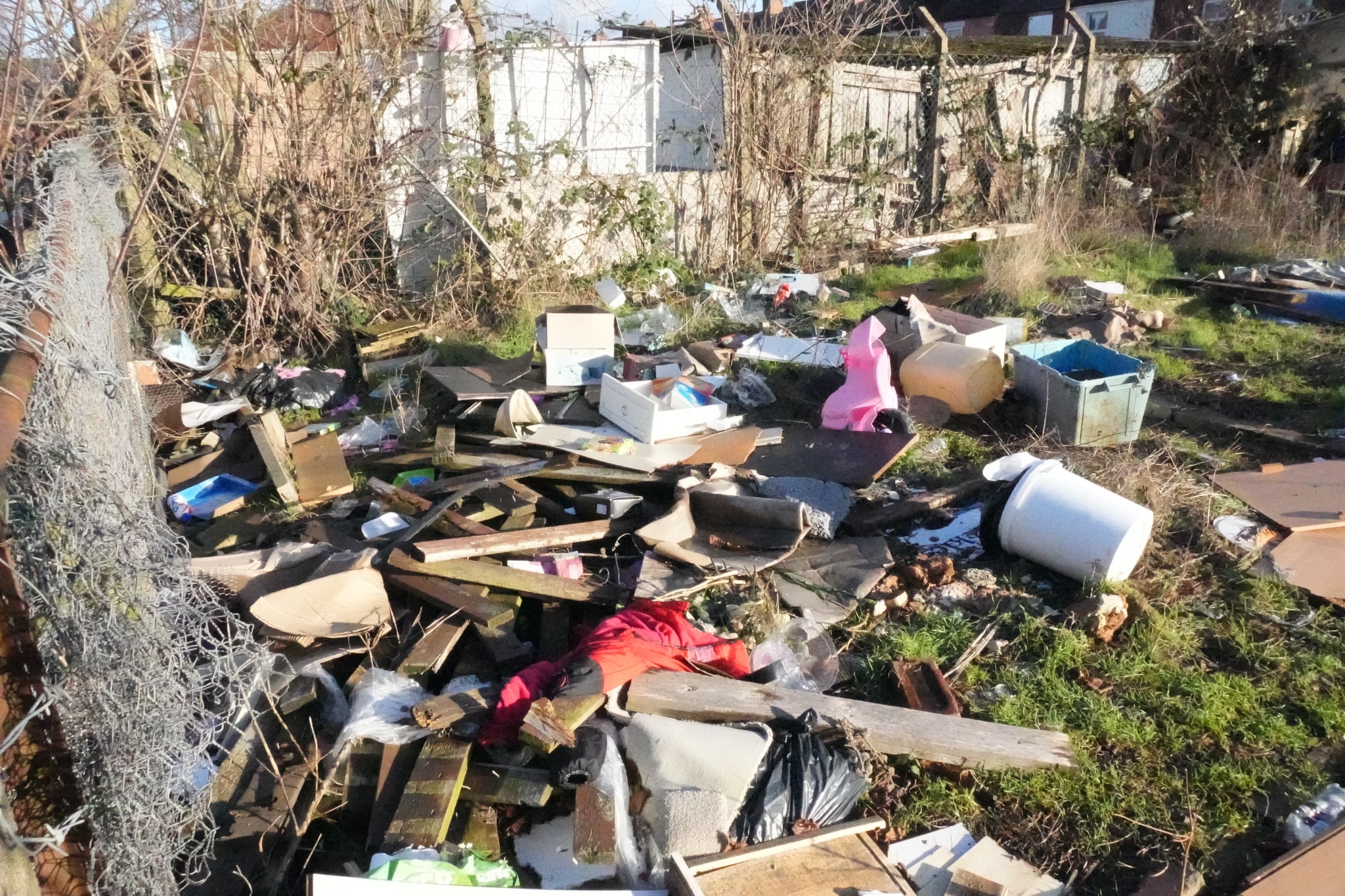 How the site looked before it was cleared.