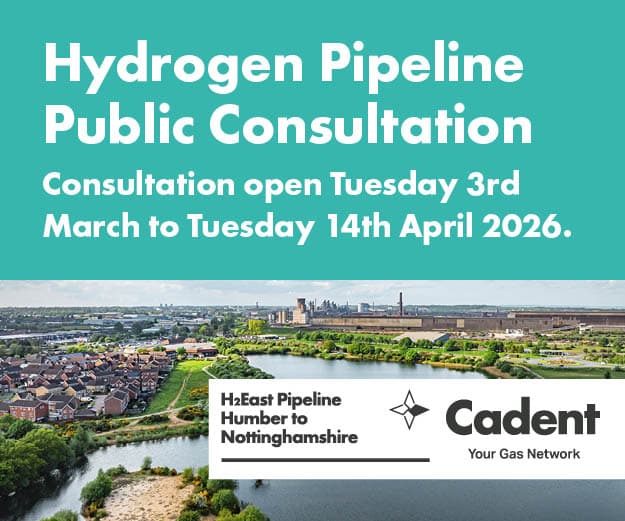 Hydrogen pipeline public consultation open between 3rd March and 16th April