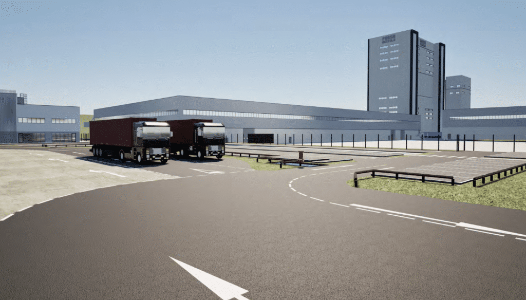 An artist's impression of Fassa Bortolo's new headquarters to be built at New Stanton Park thanks to its investment.