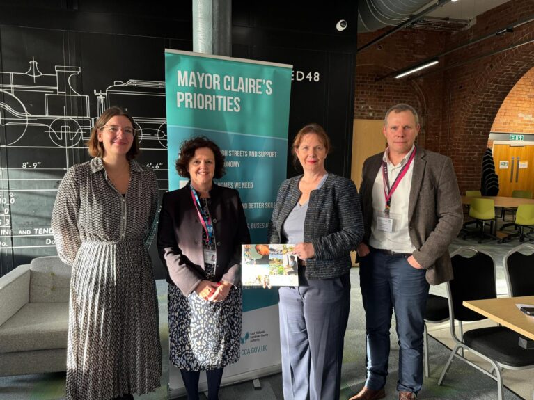 Mayor Claire Ward promoted skills at the launch of the Get East MIdlands Working Plan at Derby College.