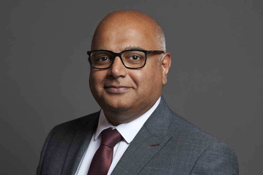 Official parliamentary portrait photograph of Baggy Shanker, Labour MP for Derby South.