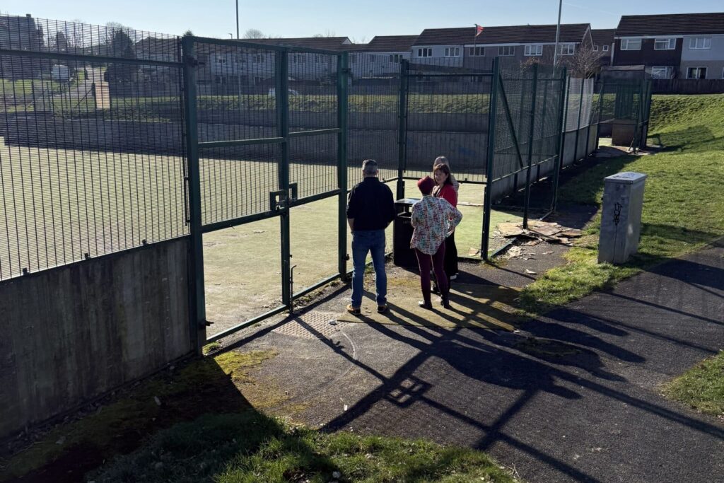 The Mayor was given a tour of the facilities at Gamesley Community Centre.