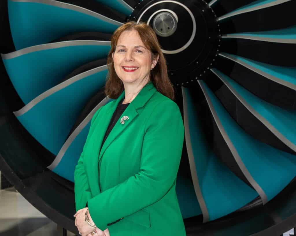 Mayor Claire Ward at Rolls-Royce in Derby. Picture: Andy Short/Rolls-Royce.