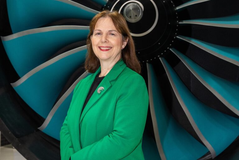 Mayor Claire Ward at Rolls-Royce in Derby. Picture: Andy Short/Rolls-Royce.