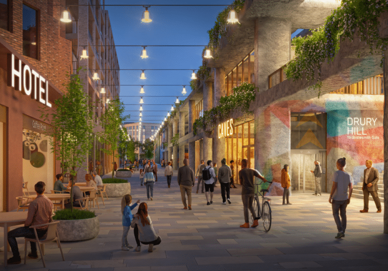Broad Marsh development CGI