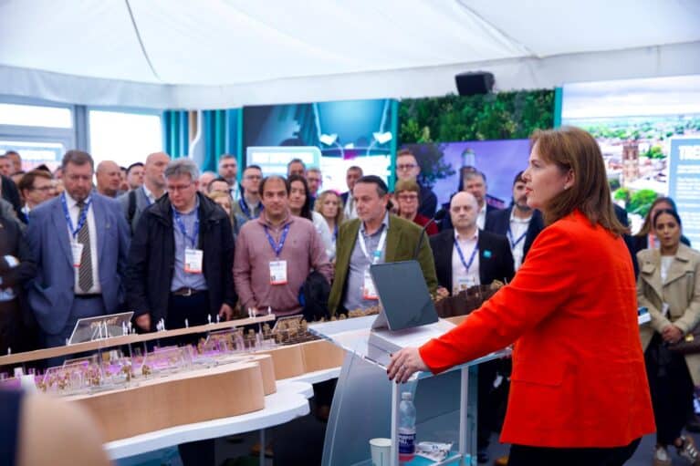 Mayor Claire Ward at UKREiiF 2026