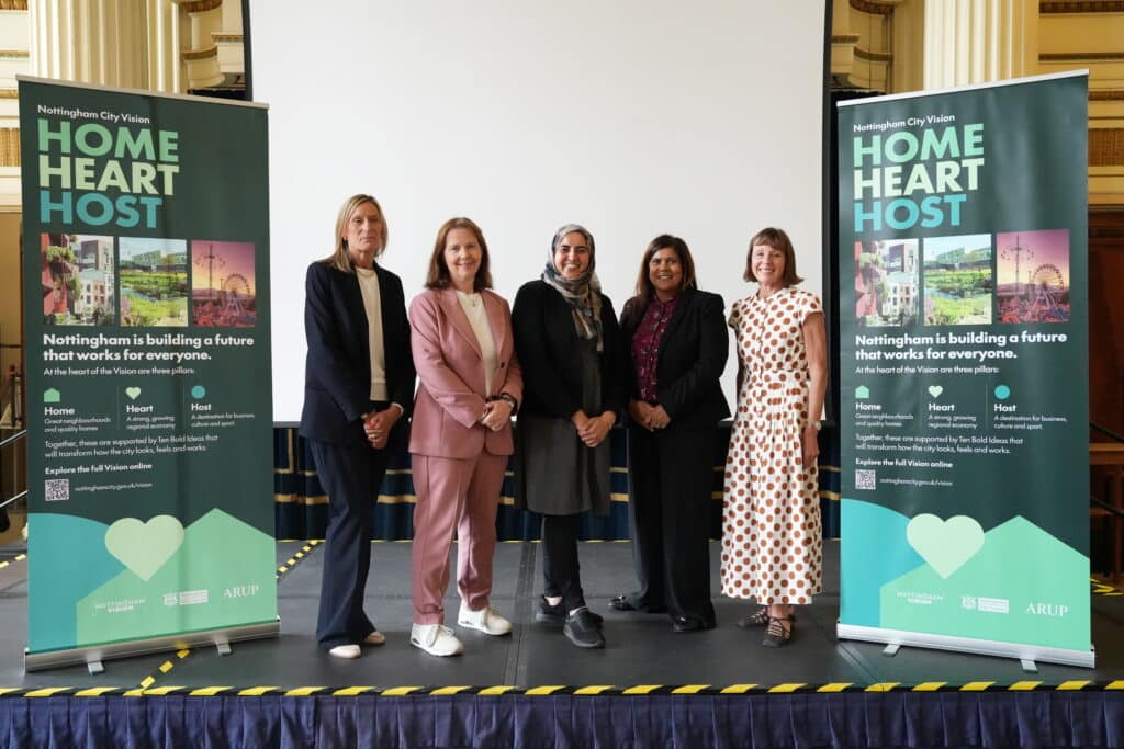 The launch of Nottingham Vision.