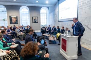 The report is launched in London. Picture: Alex Wilkinson