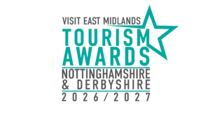 The Visit East Midlands Tourism Awards 2027 logo.