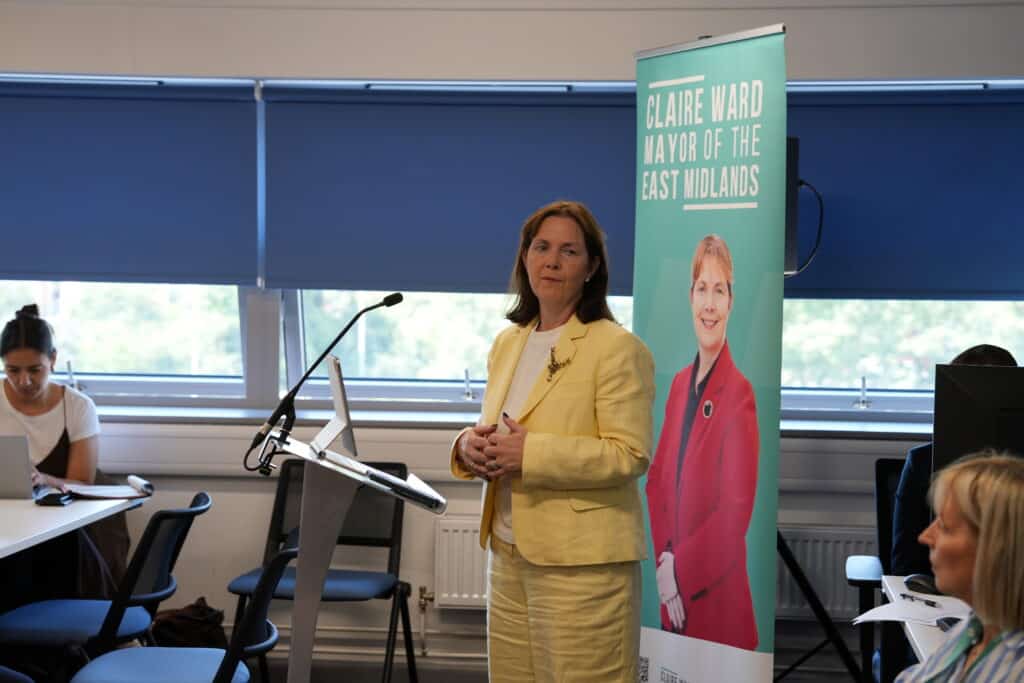 Mayor of the East Midlands, Claire Ward. is backing the new Start and Sustain programme.