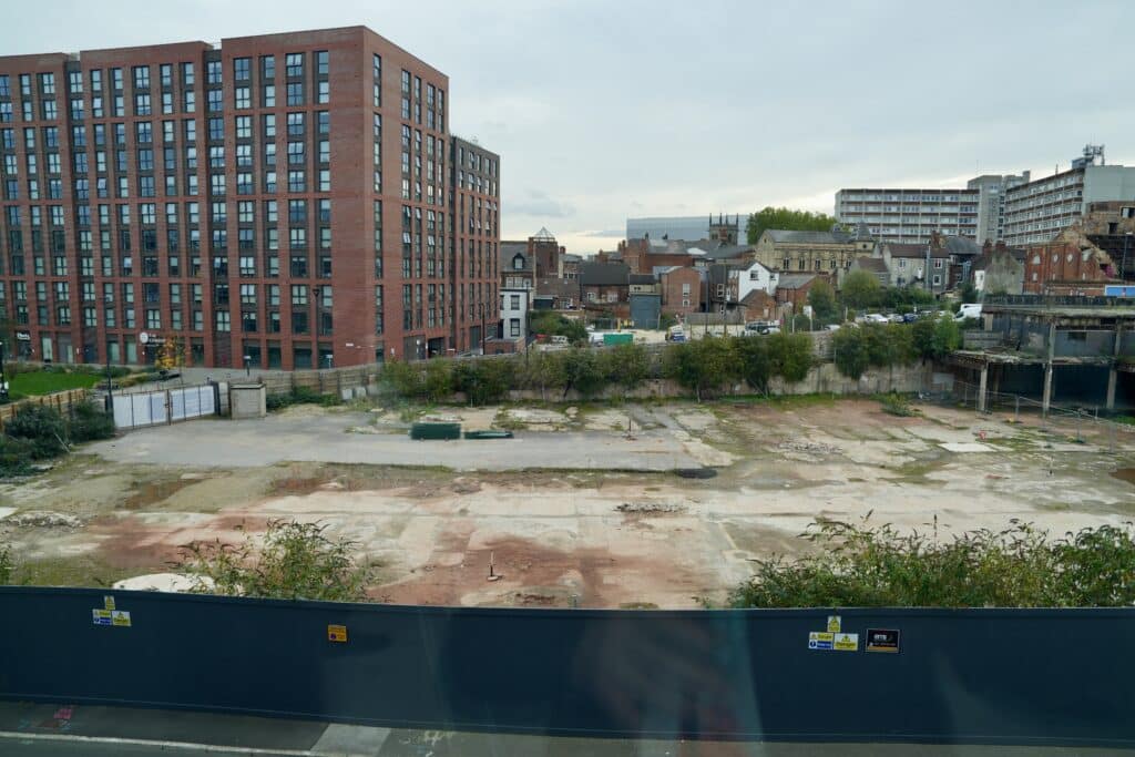 The empty site in Derby city centre will be home to Great British Railways.